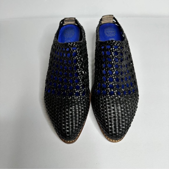 Jeffrey Campbell Leone Basket Weave Anthropologie Mules - Picture 4 of 7